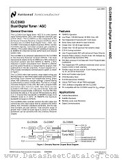 CLC5903SM datasheet pdf National Semiconductor