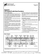 PC87372-IBW/VLA datasheet pdf National Semiconductor