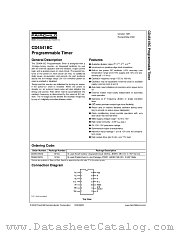 CD4541BCN datasheet pdf Fairchild Semiconductor