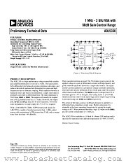 ADL5330ACPZ-REEL7 datasheet pdf Analog Devices