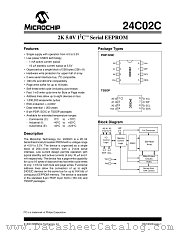 24C02C-E/P datasheet pdf Microchip