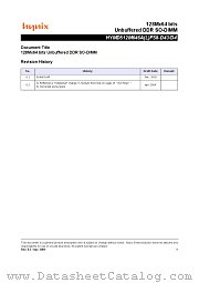 HYMD512M646A(L)FS8-D4 datasheet pdf Hynix Semiconductor