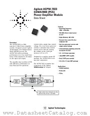 ACPM-7833 datasheet pdf Agilent (Hewlett-Packard)