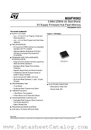 M50FW002K1 datasheet pdf ST Microelectronics