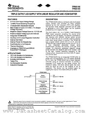 TPS65105PWPRG4 datasheet pdf Texas Instruments