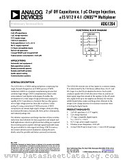 ADG1204 datasheet pdf Analog Devices