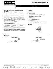 RFD14N05SM9A datasheet pdf Fairchild Semiconductor