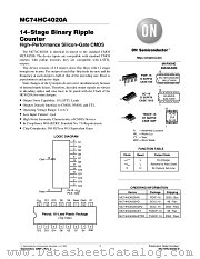 MC74HC4020AF datasheet pdf ON Semiconductor