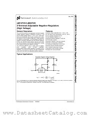 LM337HVH datasheet pdf National Semiconductor