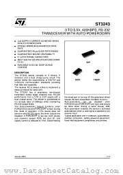 ST3243B datasheet pdf ST Microelectronics