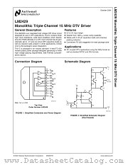 LM2429 datasheet pdf National Semiconductor