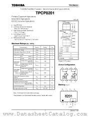 TPCP8201 datasheet pdf TOSHIBA