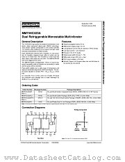 MM74HC423AMTCX datasheet pdf Fairchild Semiconductor