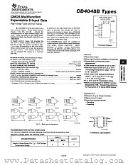 CD4048BMT datasheet pdf Texas Instruments