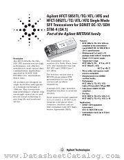HFCT-5951TL datasheet pdf Agilent (Hewlett-Packard)