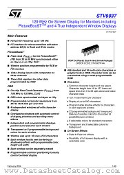 STV9937P/AA datasheet pdf ST Microelectronics