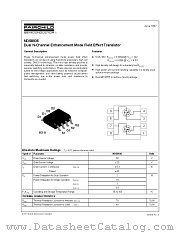 NDS8936_NL datasheet pdf Fairchild Semiconductor