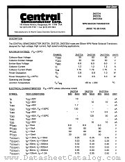 2N3725A datasheet pdf Central Semiconductor