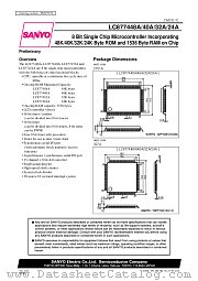 LC877432A datasheet pdf SANYO