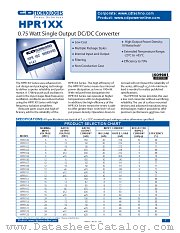 HPR102W datasheet pdf C&D Technologies
