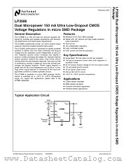 LP3986BLX-2929 datasheet pdf National Semiconductor