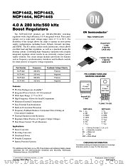 NCP1443FR4 datasheet pdf ON Semiconductor
