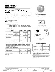 M1MA141KT1 datasheet pdf ON Semiconductor