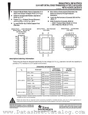 SNJ54LVTH574J datasheet pdf Texas Instruments