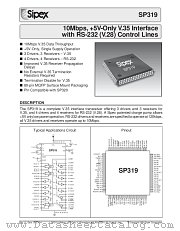 SP319CF-L datasheet pdf Sipex Corporation