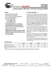 CY7C1361C datasheet pdf Cypress
