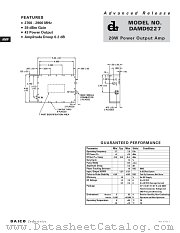 DAMD9227 datasheet pdf DAICO Industries