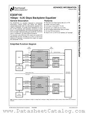 EQ50F100LR datasheet pdf National Semiconductor