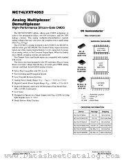 MC74LVXT4053M datasheet pdf ON Semiconductor