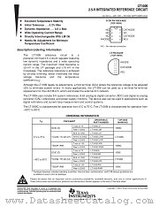 LT1009IPW datasheet pdf Texas Instruments