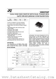 VND670 datasheet pdf ST Microelectronics