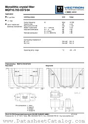 MQF10.703-0375/04 datasheet pdf Vectron