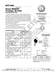 MTP1306 datasheet pdf ON Semiconductor