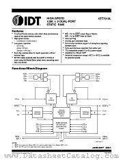 IDT7019L20PFI8 datasheet pdf IDT
