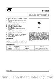 STM802 datasheet pdf ST Microelectronics