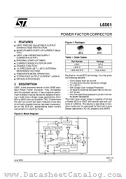 L6561D013TR datasheet pdf ST Microelectronics