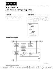 KA78RM33RTM datasheet pdf Fairchild Semiconductor