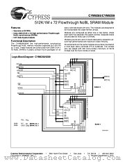 CYM9288APZ-60C datasheet pdf Cypress