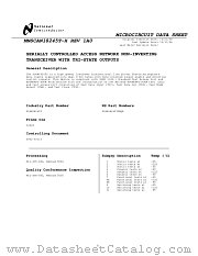 5962-9311501MXA datasheet pdf National Semiconductor