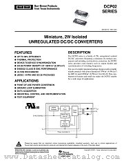 DCP022405U/1K datasheet pdf Texas Instruments