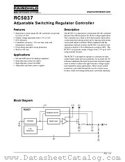 RC5037MT datasheet pdf Fairchild Semiconductor