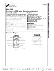 LMC6084AIN datasheet pdf National Semiconductor