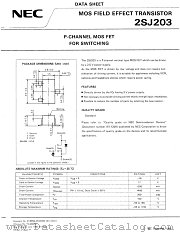 2SJ203-T1B datasheet pdf NEC