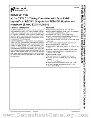 FPD87392CXAVQ datasheet pdf National Semiconductor