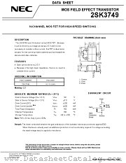 2SK3749 datasheet pdf NEC