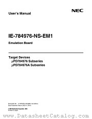 IE-784976-NS-EM1 datasheet pdf NEC